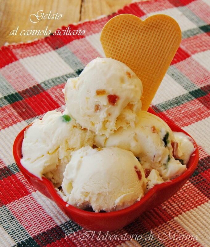GELATO AL CANNOLO SICILIANO