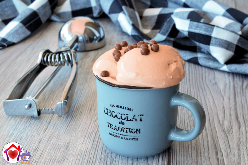 Gelato al cioccolato al latte