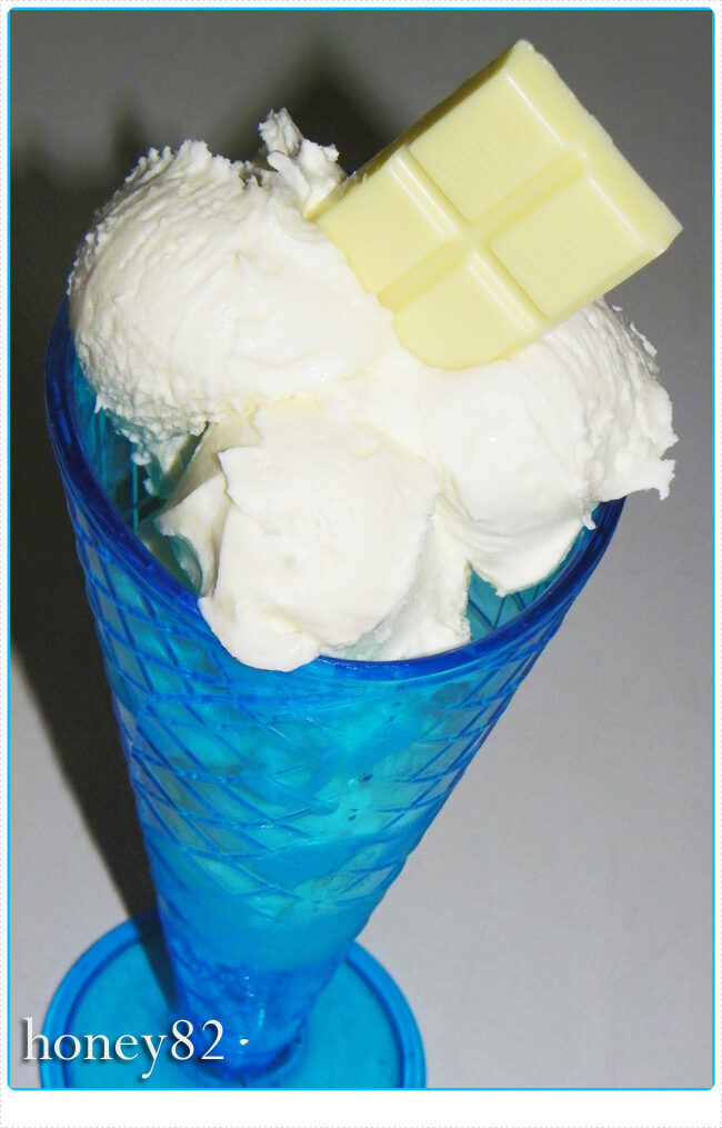 Gelato al cioccolato bianco
