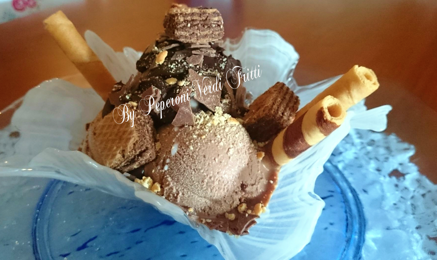 Gelato al cioccolato senza gelatiera e che non ghiaccia