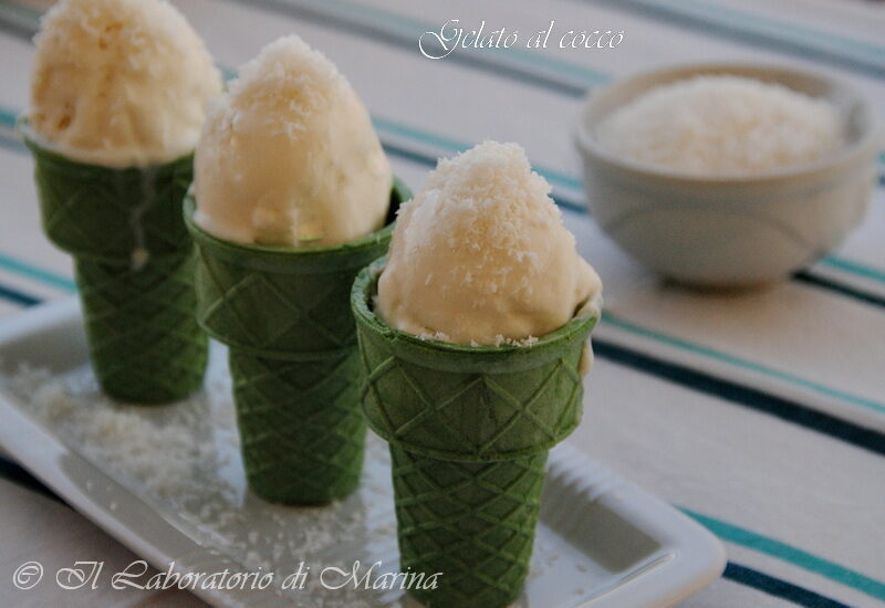 Gelato al cocco