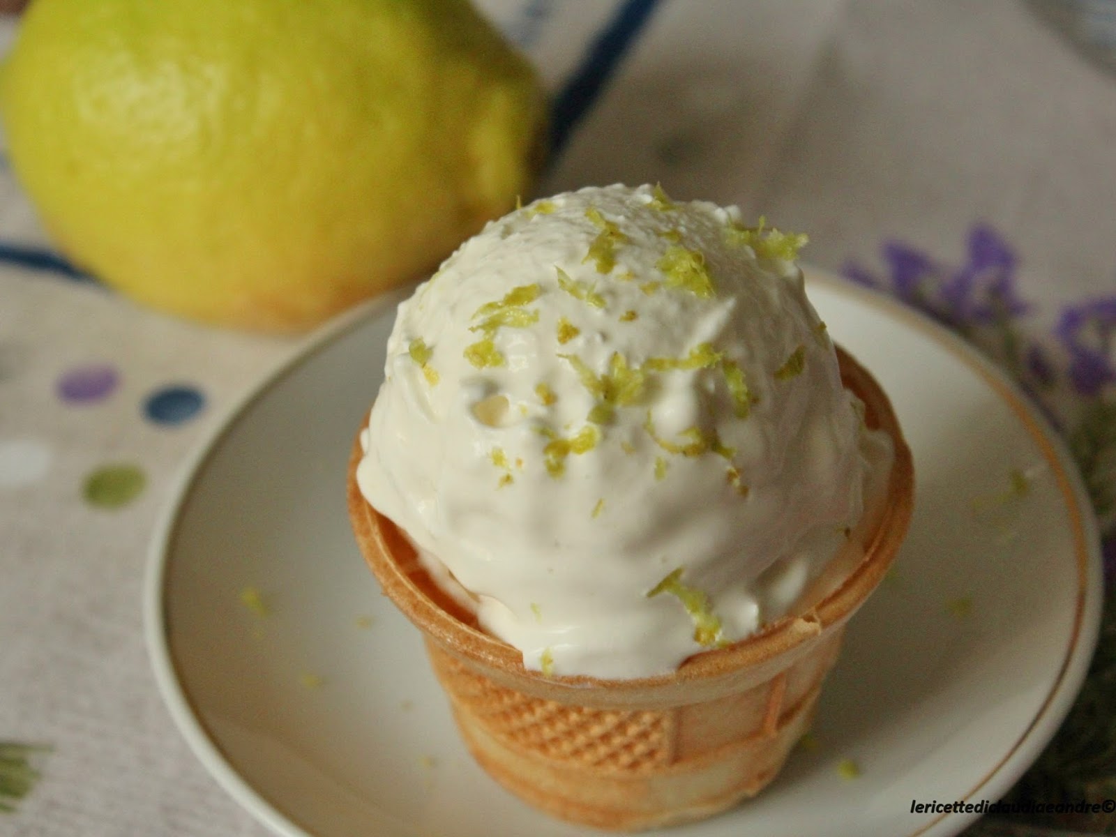 Gelato al limone….