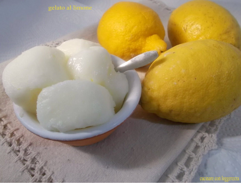 Gelato al limone