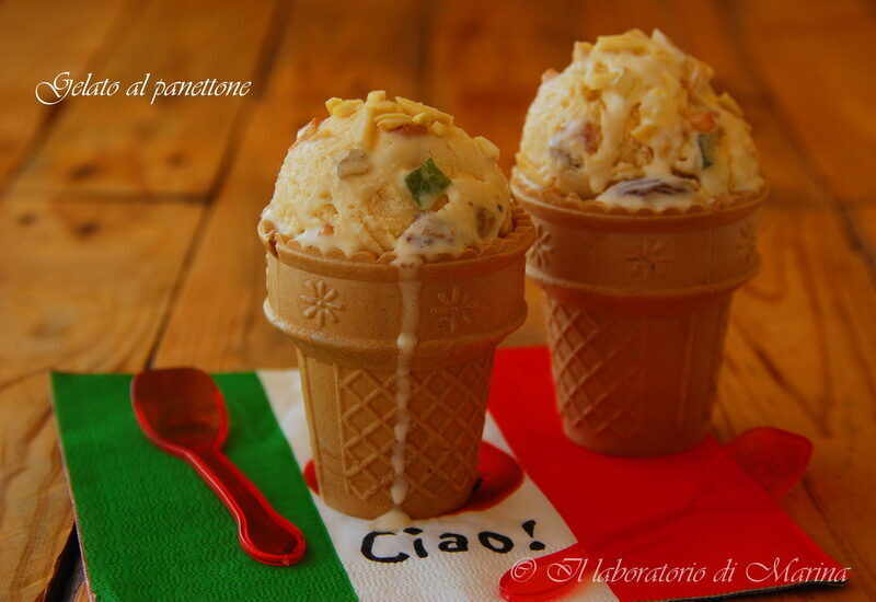 Gelato al panettone