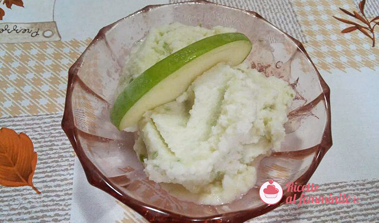 Gelato alla mela verde con bimby
