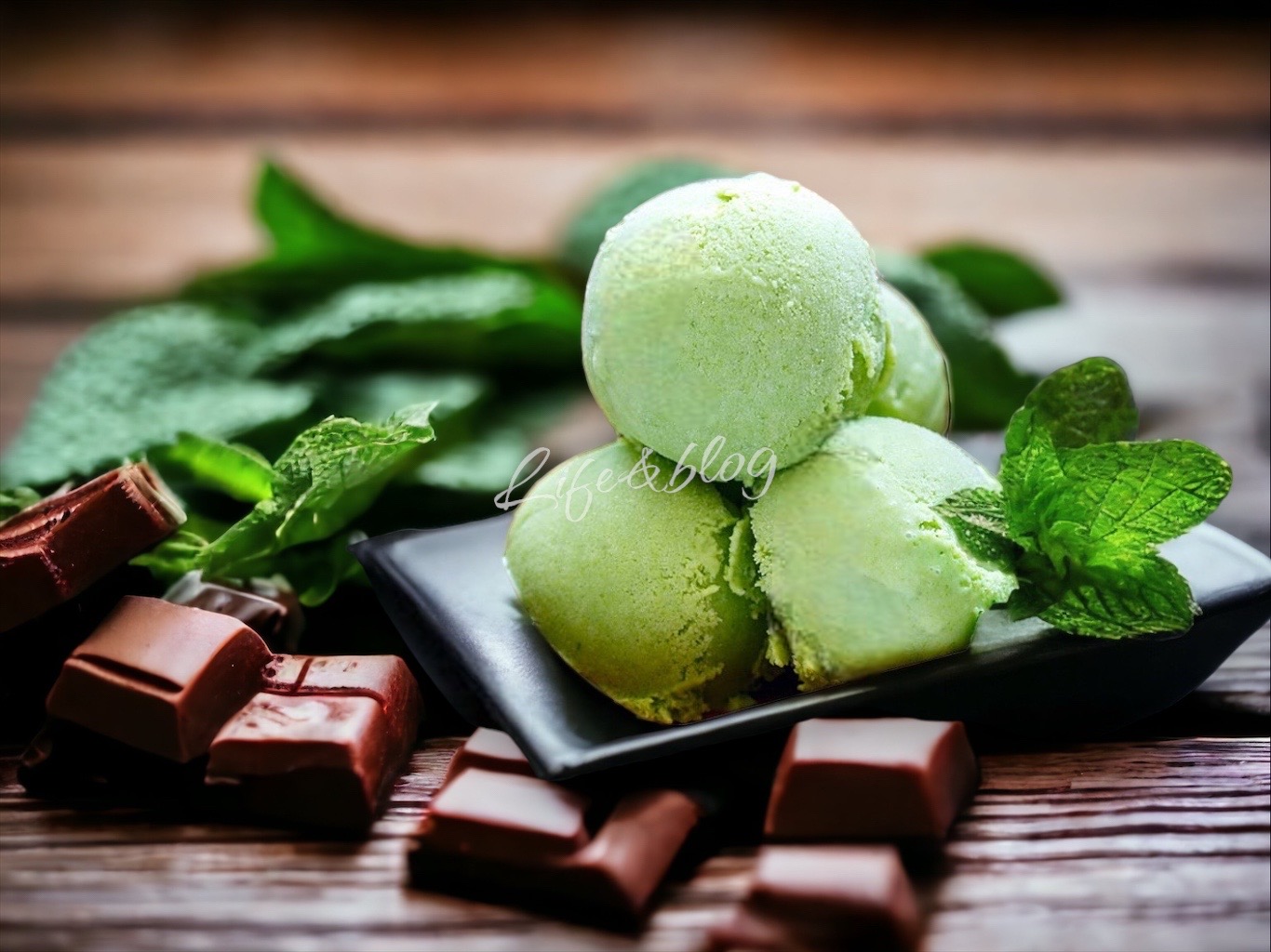 Gelato alla menta ricetta con gelatiera senza gelatiera e con bimby