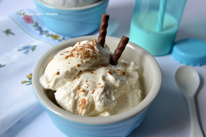Gelato alla ricotta