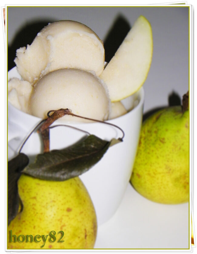 Gelato alle pere