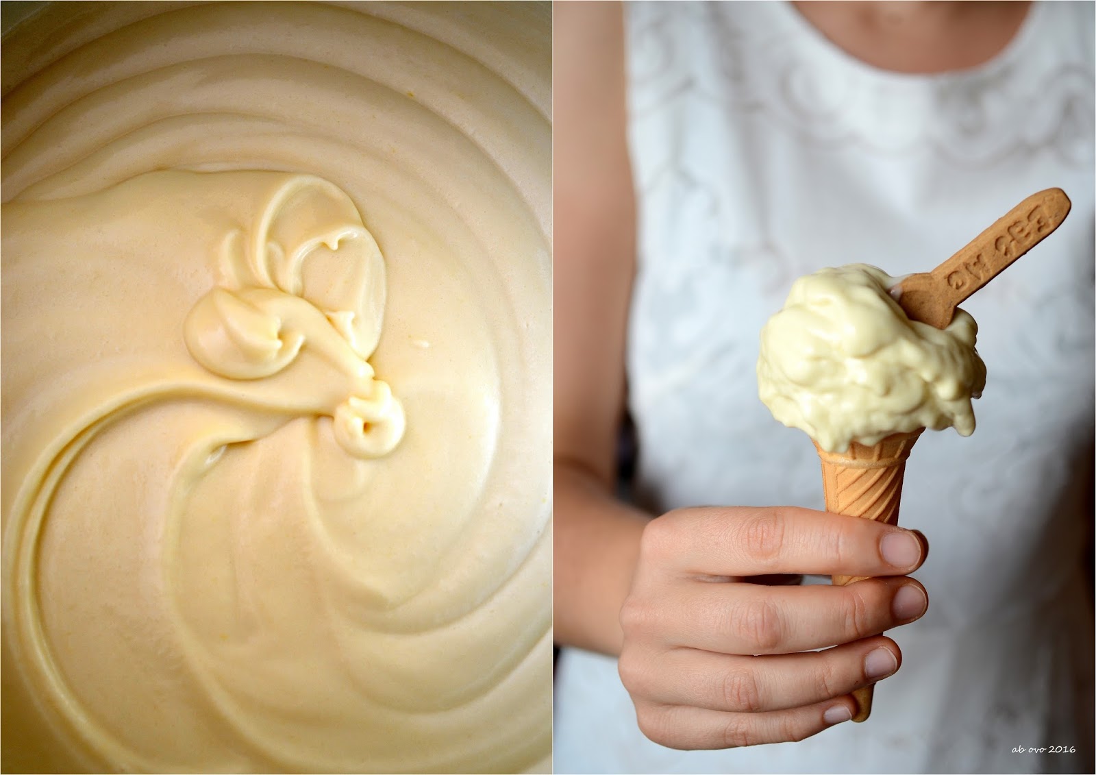 Gelato allo zabaione (senza gelatiera)