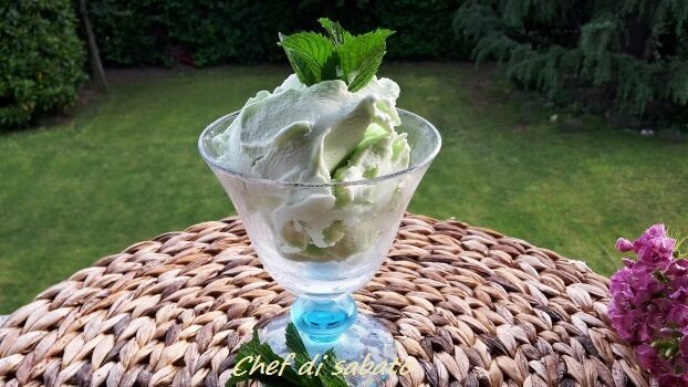 Gelato artigianale alla menta