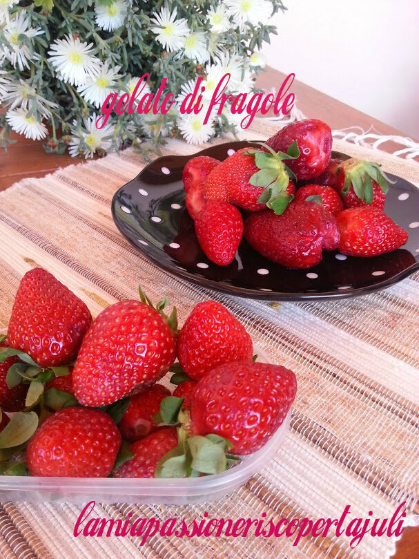 Gelato di fragole