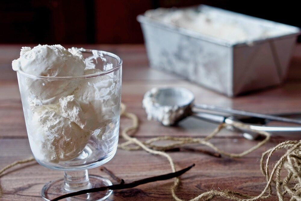 Gelato fior di latte senza gelatiera