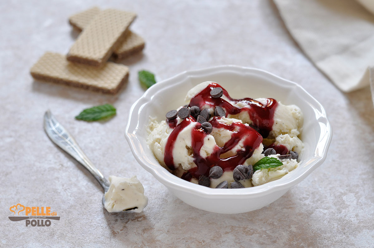 Gelato  furbo senza gelatiera alla vaniglia
