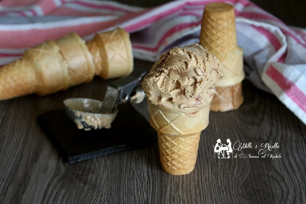Gelato nocciola cremoso senza gelatiera