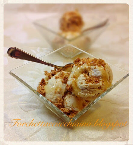 Gelato velocissimo al mou e amaretti senza gelatiera