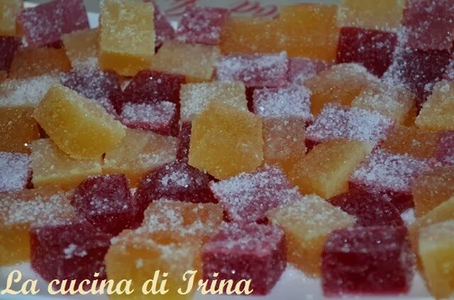 Gelée all’arancia e mirtillo