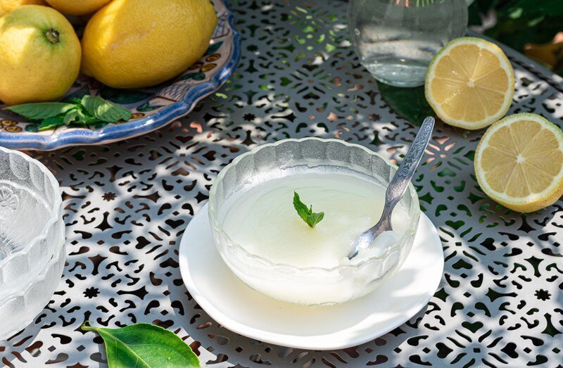 Gelo di limoni ricetta siciliana