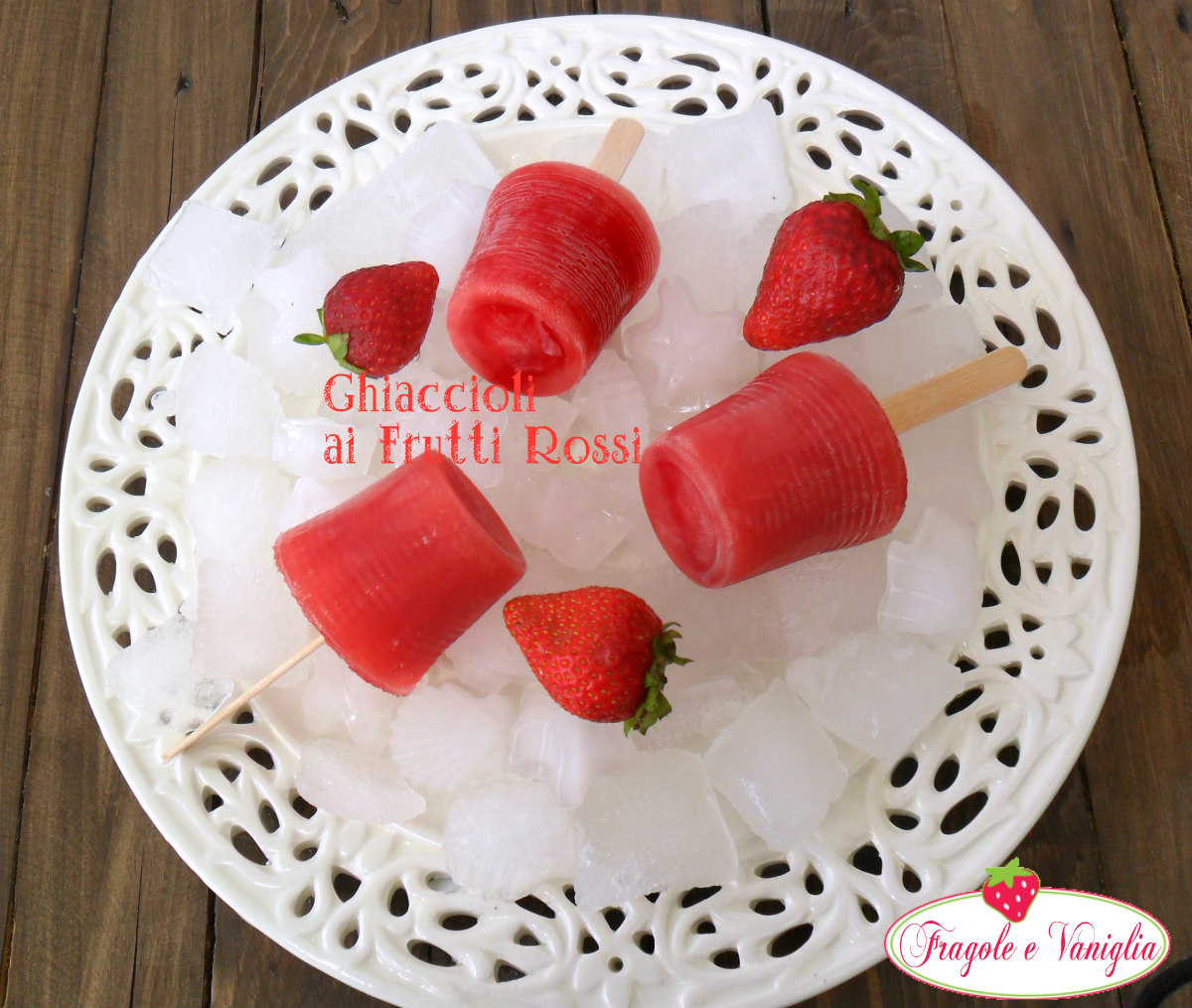 Ghiaccioli ai frutti rossi