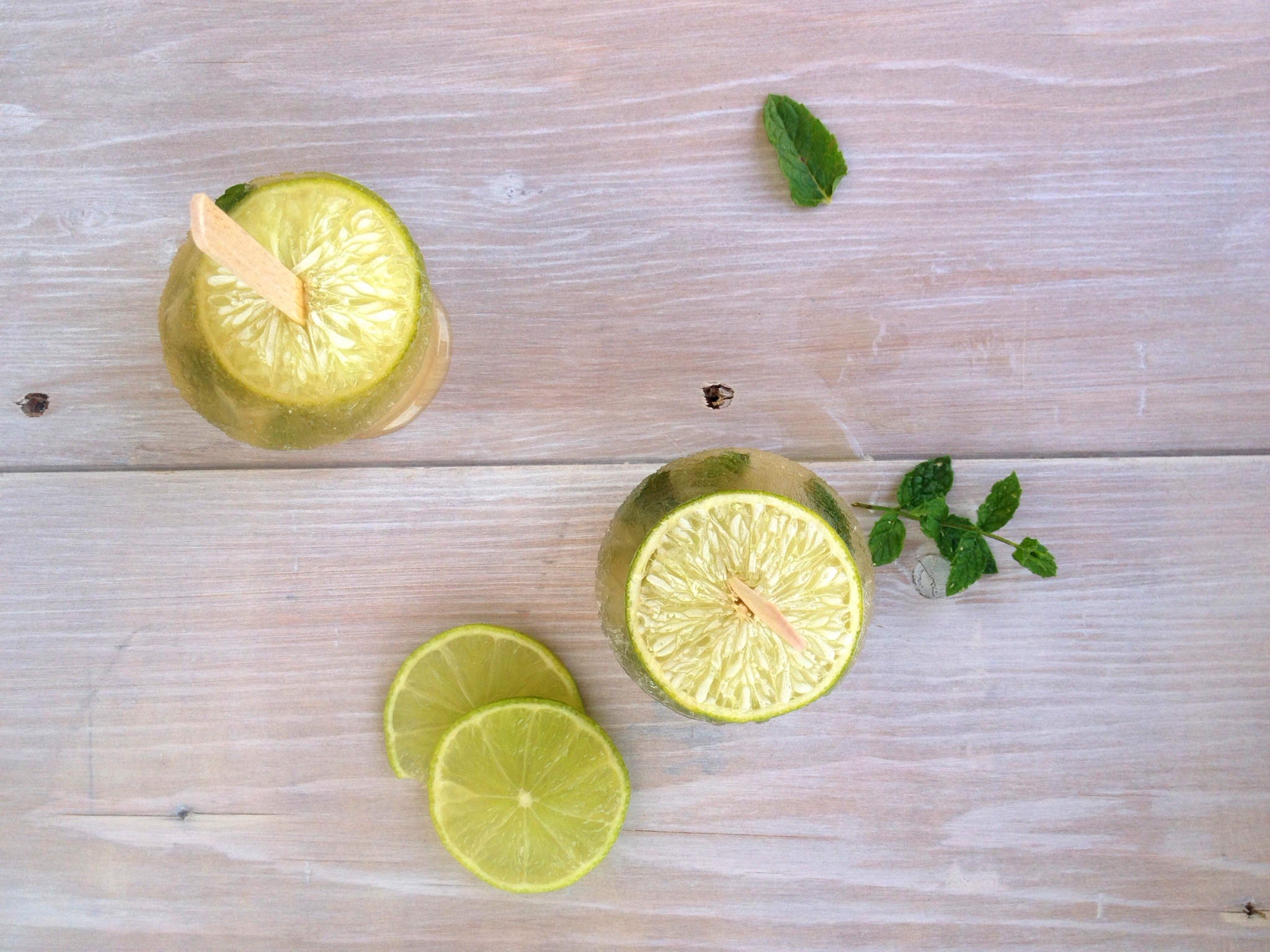 Ghiaccioli al mojito