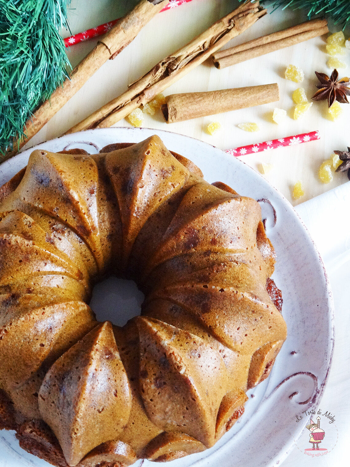 Gingerbread bundt cake