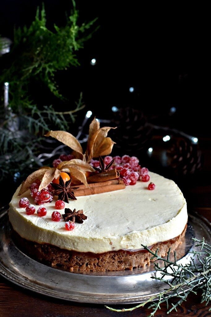 Gingerbread cheesecake, il dolce di natale senza cottura