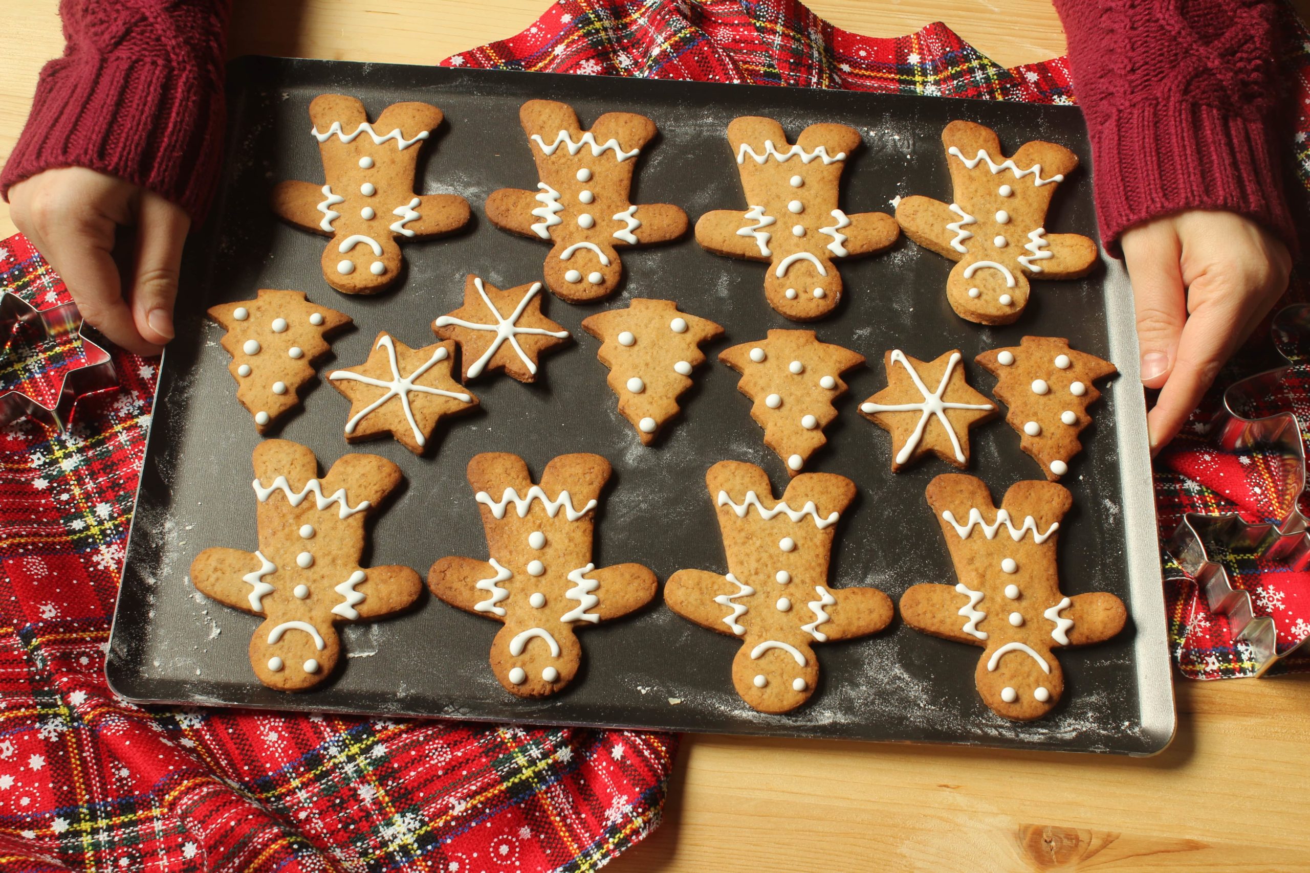 Gingerbread: omini di pan di zenzero di natale