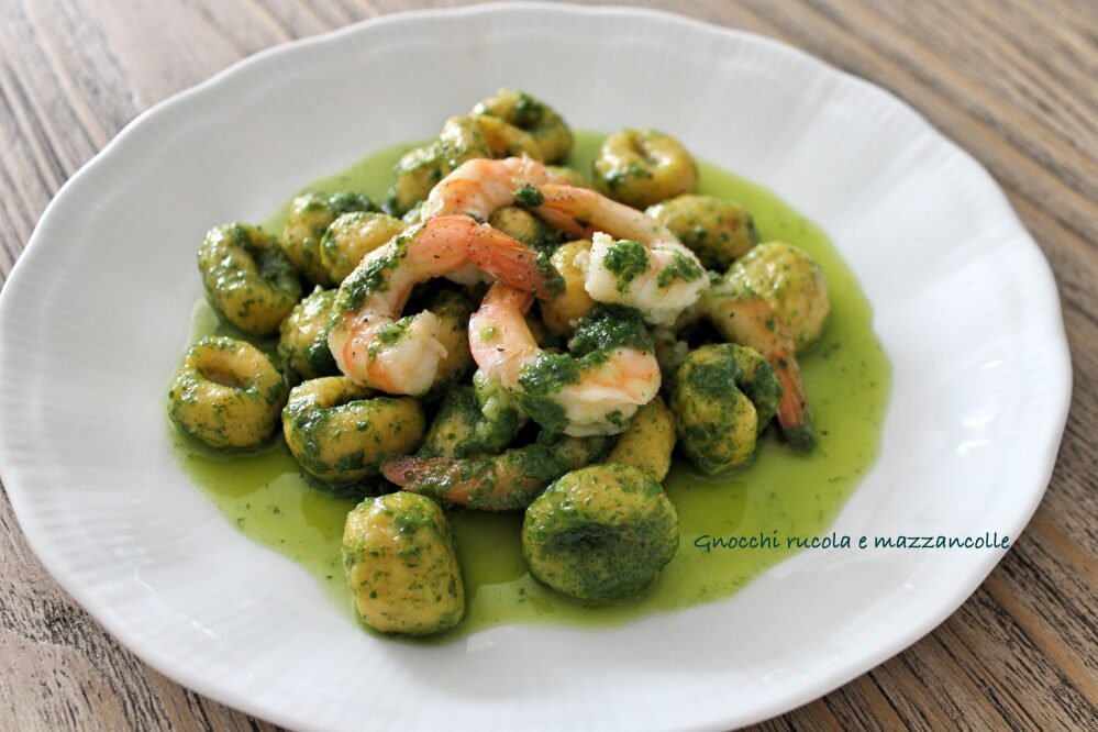 Giovedì vogliadignocchi 8: rucola e mazzancolle