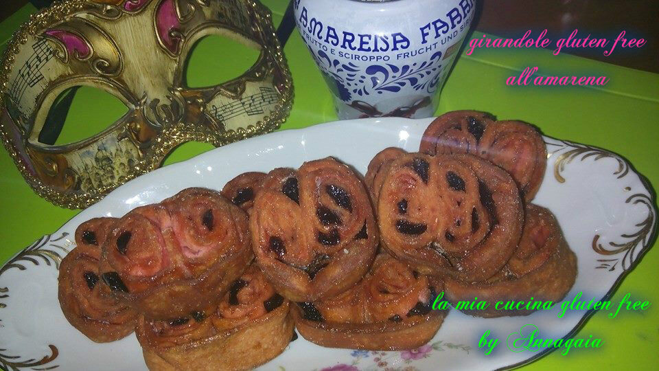 Girandole gluten free all’amarena