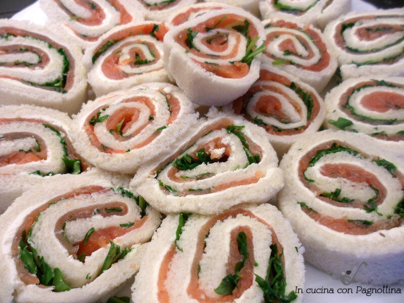 Girelle al salmone