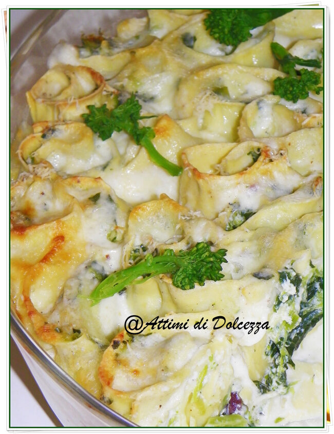 Girelle alle cime di rapa e mascarpone