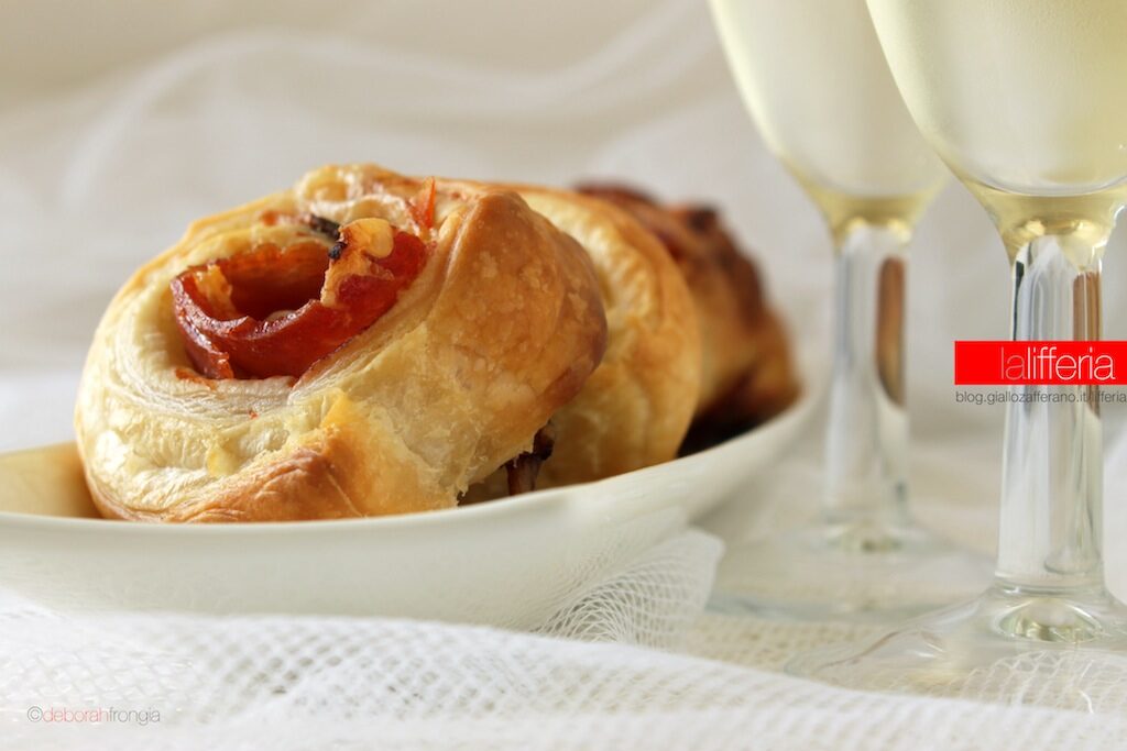 Girelle allo speck e scamorza affumicata