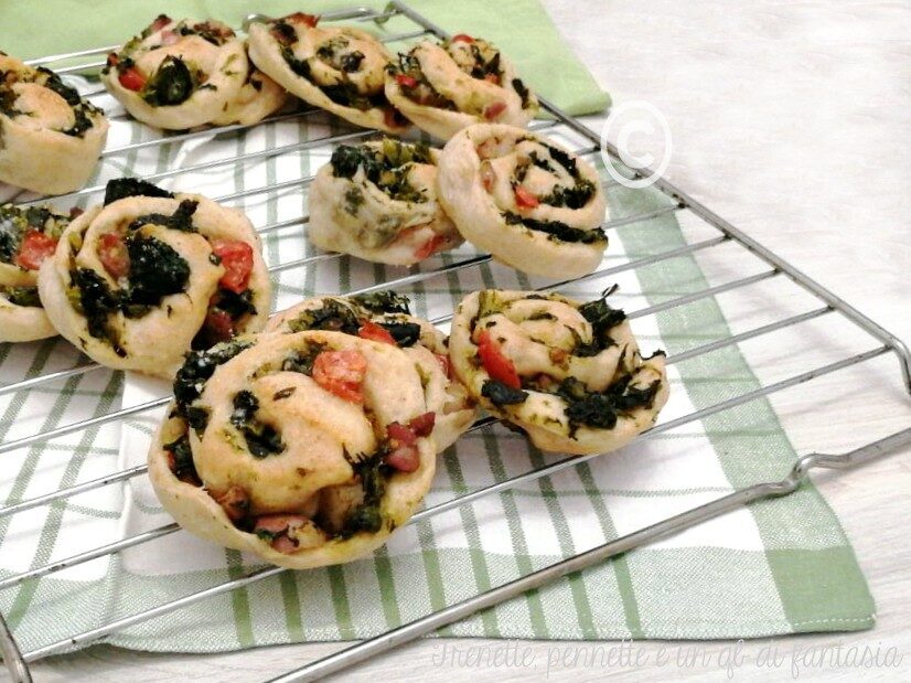 Girelle broccoletti e pancetta