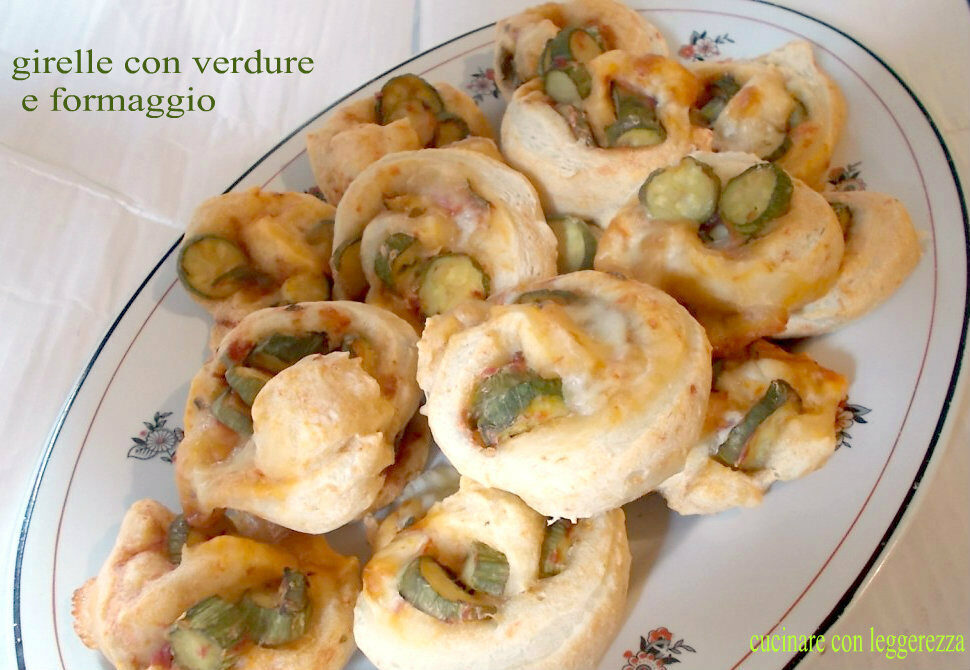 Girelle con verdure e formaggio – lievito madre