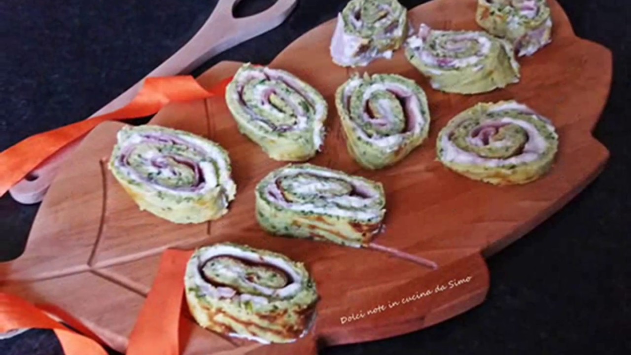 Girelle di frittata alle zucchine