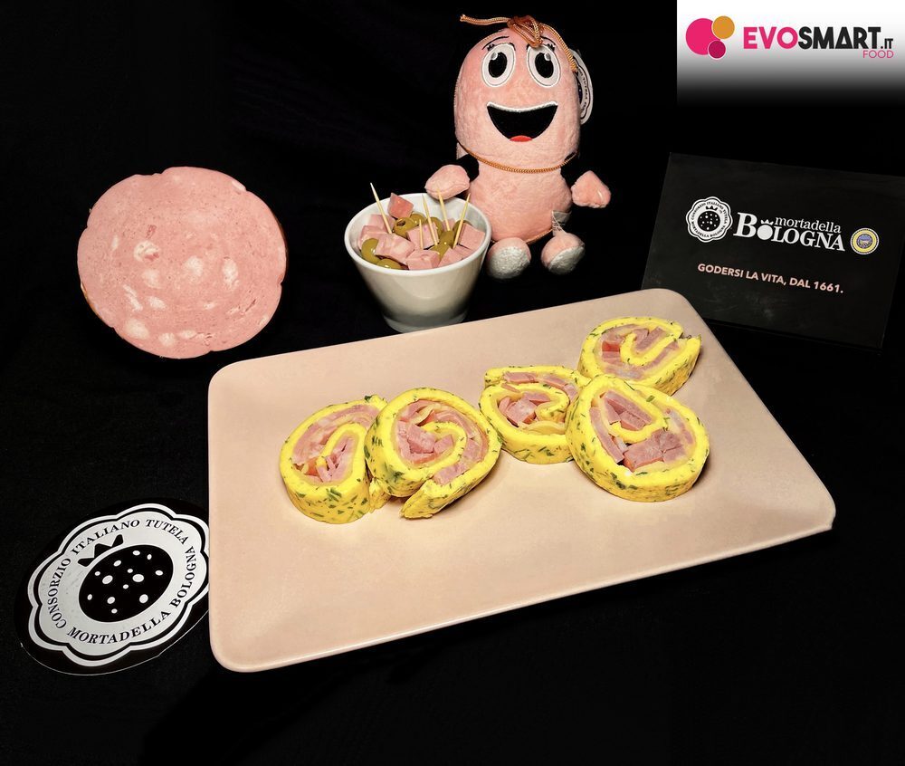 Girelle di frittata con mortadella bologna igp