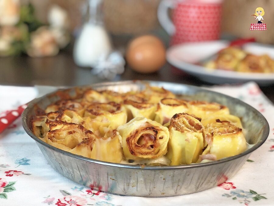 Girelle di LASAGNE Prosciutto e Formaggio