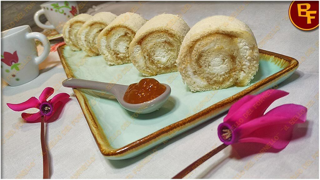 Girelle di pancarrè alla marmellata e ricotta