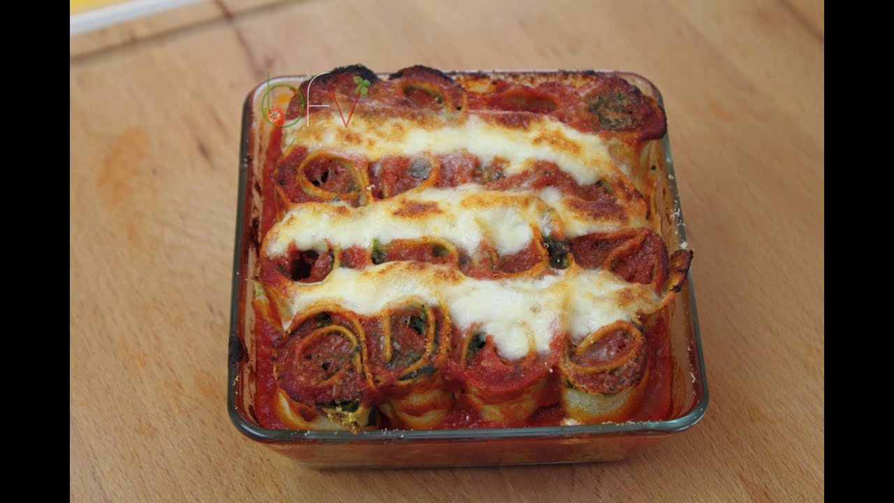 GIRELLE FARCITE CON RICOTTA E SPINACI [videoricetta]