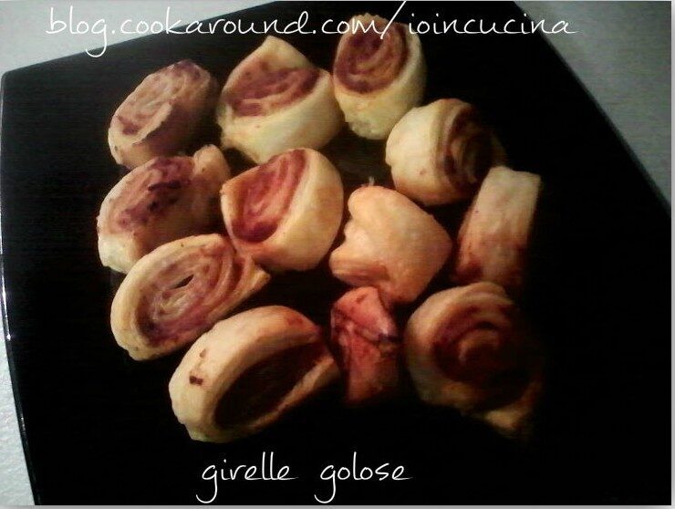 Girelle golose al pesto rosso piccante