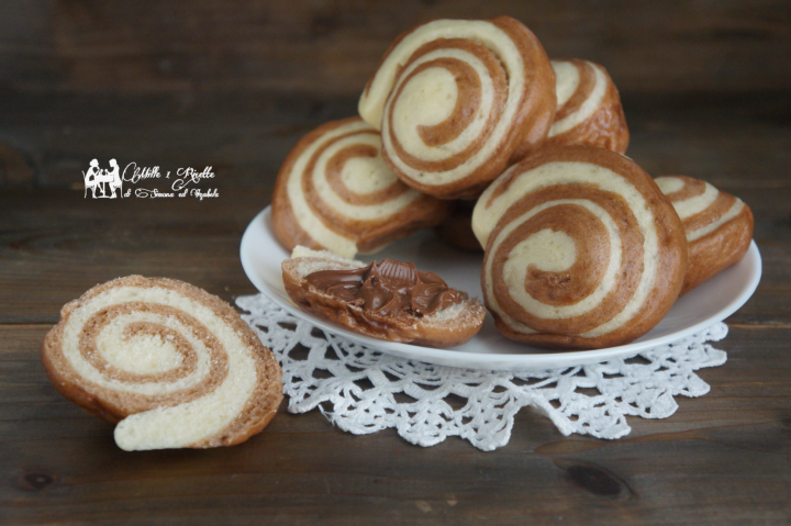 Girelle panini dolci al vapore