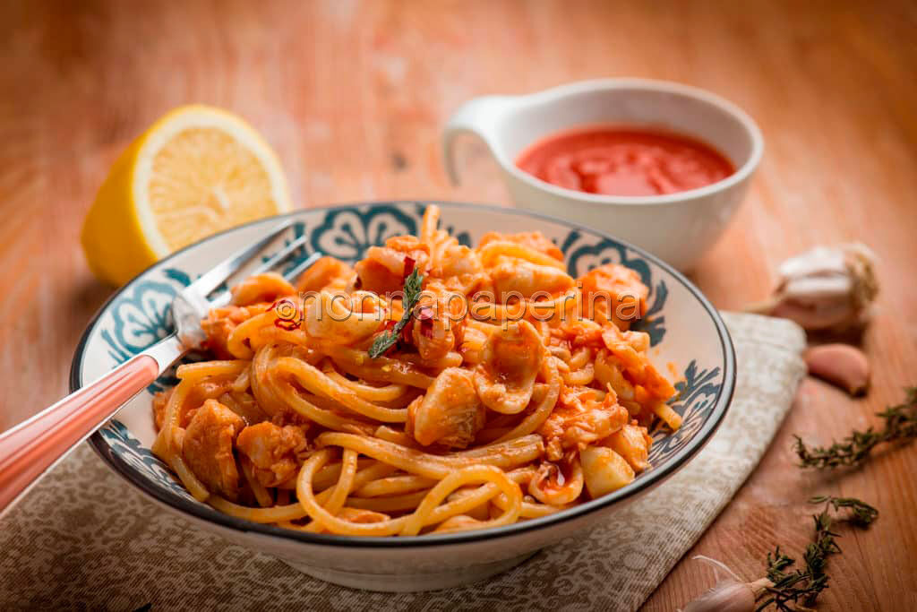Gli spaghetti alla chitarra al profumo di mare, un evergreen!