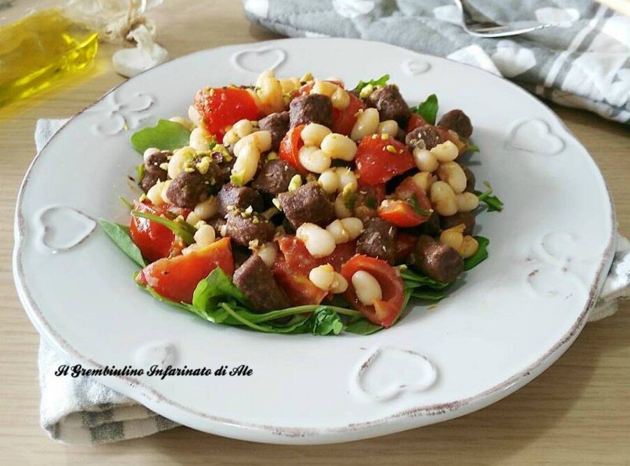 Gnocchetti al cacao con diamantini e pachino