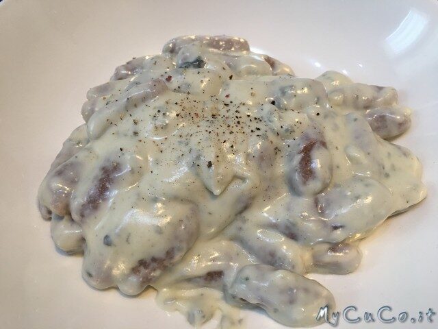Gnocchetti con farina integrale di farro, impastati con il cuco moulinex