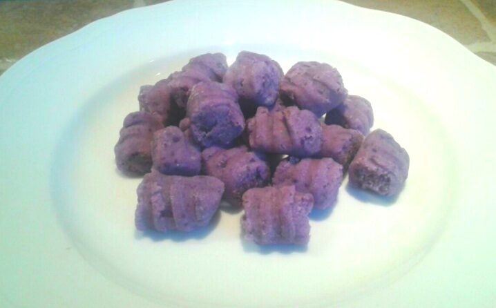Gnocchetti di patate viola senza glutine