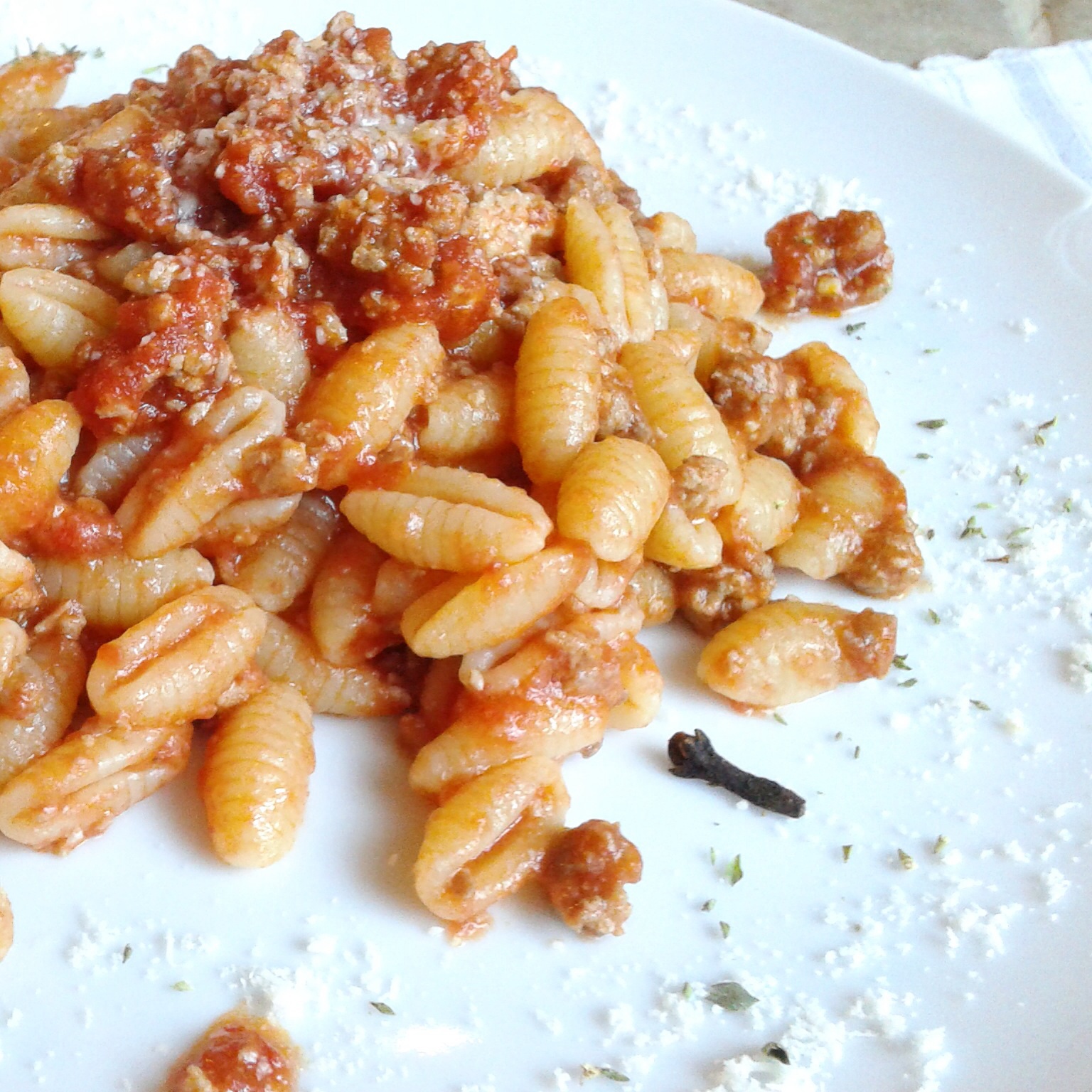 Gnocchetti sardi al ragù di carne