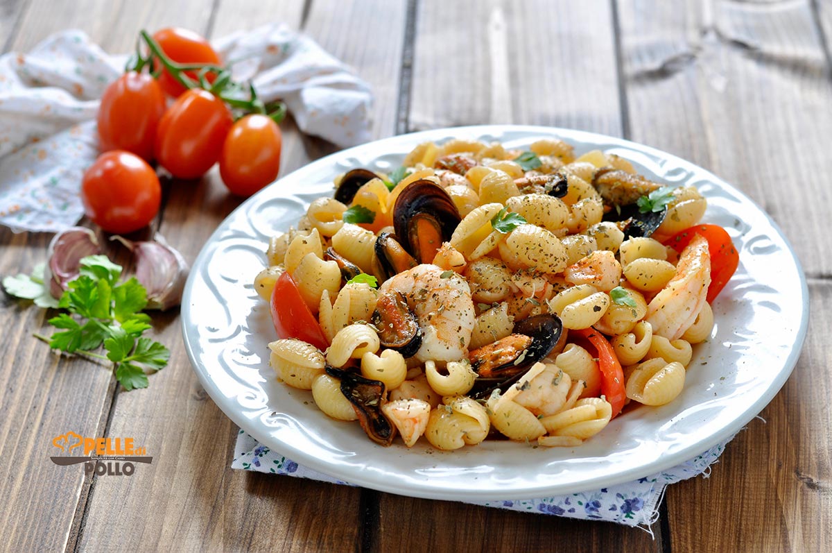 Gnocchetti sardi con cozze e gamberi
