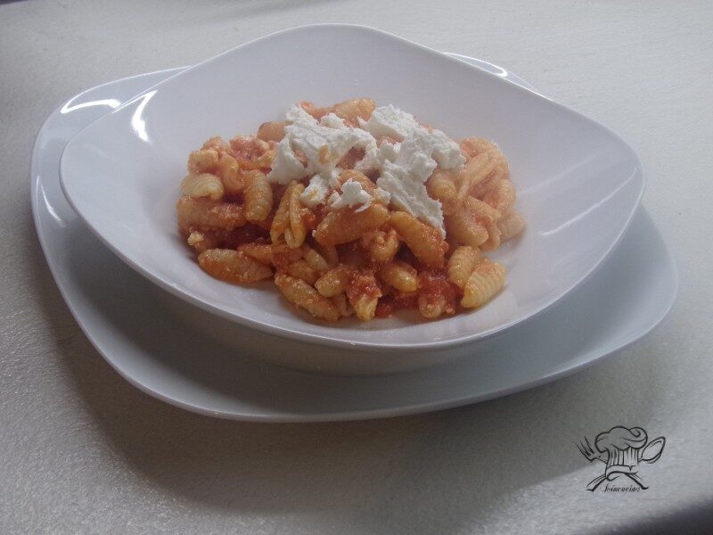 Gnocchetti sardi pomodoro e ricotta
