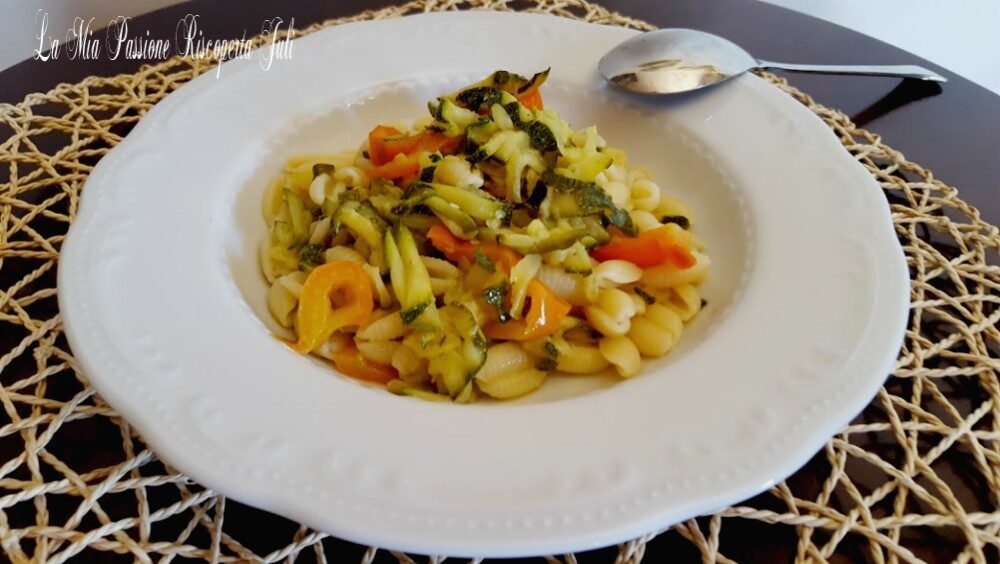 Gnocchetti sardi zucchina e peperone