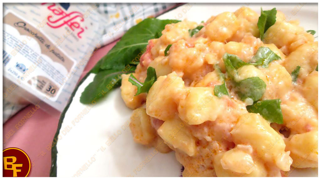 Gnocchetti speck e rucola