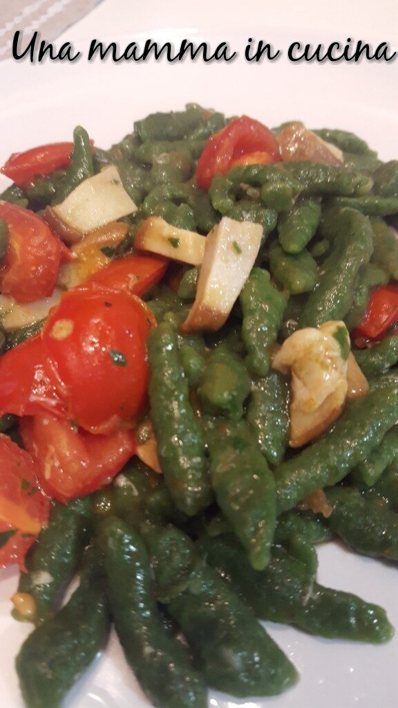 Gnocchetti tirolesi con funghi porcini